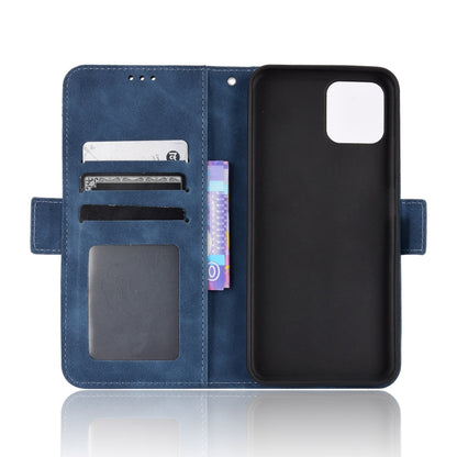 For Blackview A95 Skin Feel Calf Texture Card Slots Leather Phone Case(Blue) - More Brand by buy2fix | Online Shopping UK | buy2fix