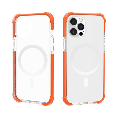 For iPhone 13 Pro Max Magsafe Magnetic Acrylic Shockproof Phone Case (Orange) - iPhone 13 Pro Max Cases by buy2fix | Online Shopping UK | buy2fix