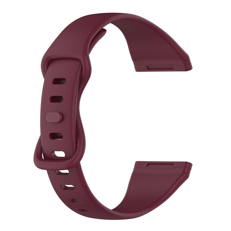 For Fitbit Versa 4 / Versa 3 / Sense Universal TPU Watch Band, Size:L(Wine Red) - Watch Bands by buy2fix | Online Shopping UK | buy2fix