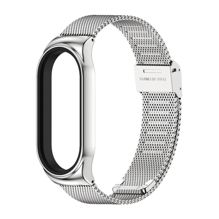 For Xiaomi Mi Band 7 / 7 NFC MIJOBS CS Milan Buckle Metal Watch Band(Silver) - Watch Bands by MIJOBS | Online Shopping UK | buy2fix