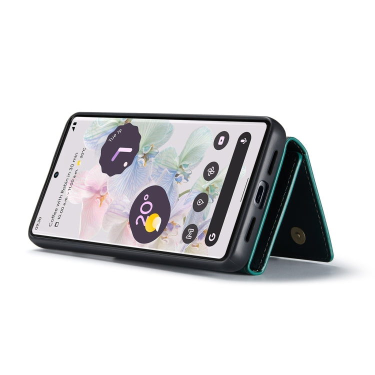 For Google Pixel 7 Pro 5G DG.MING M1 Series 3-Fold Multi Card Wallet + Magnetic Phone Case(Green) - Google Cases by DG.MING | Online Shopping UK | buy2fix