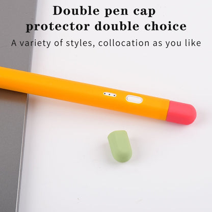 Contrasting Color Series Silicone Protective Pen Case For Yibosi 6(Orange) - Pencil Accessories by buy2fix | Online Shopping UK | buy2fix