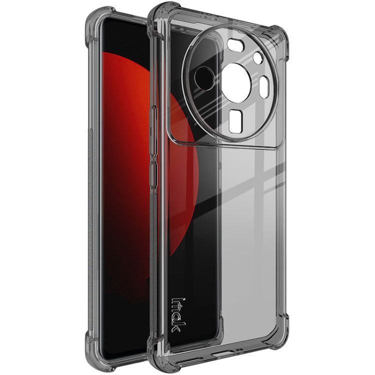 For Xiaomi 12S Ultra 5G imak All-inclusive Shockproof Airbag TPU Case (Transparent Black) - Xiaomi Cases by imak | Online Shopping UK | buy2fix