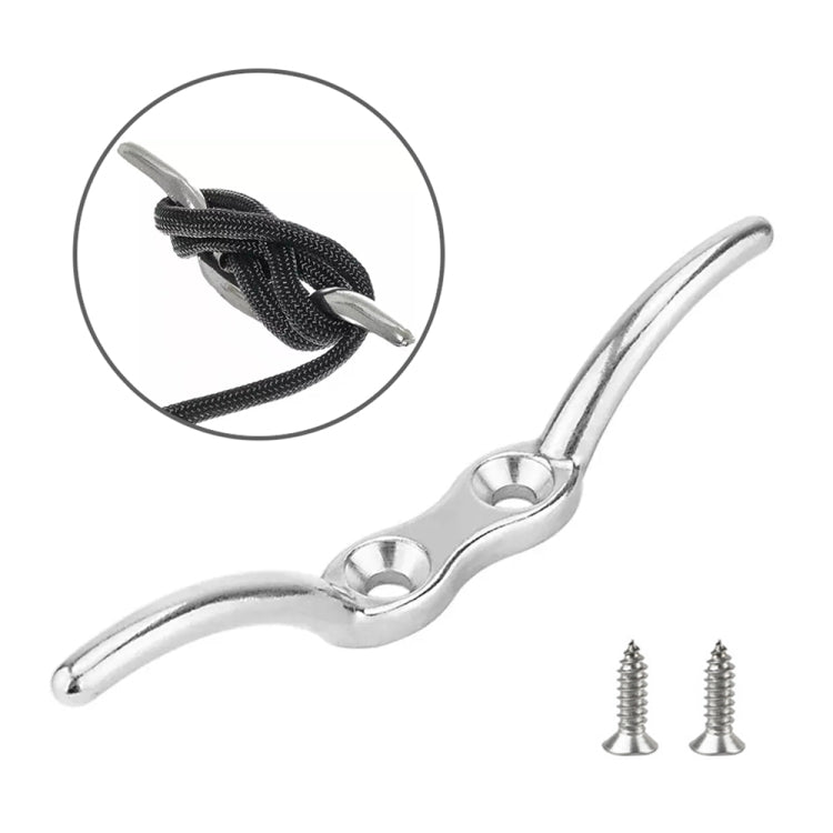 316 Stainless Steel Marine Flagpole Hook with Screw, Style:4 inch - Marine Accessories & Parts by buy2fix | Online Shopping UK | buy2fix