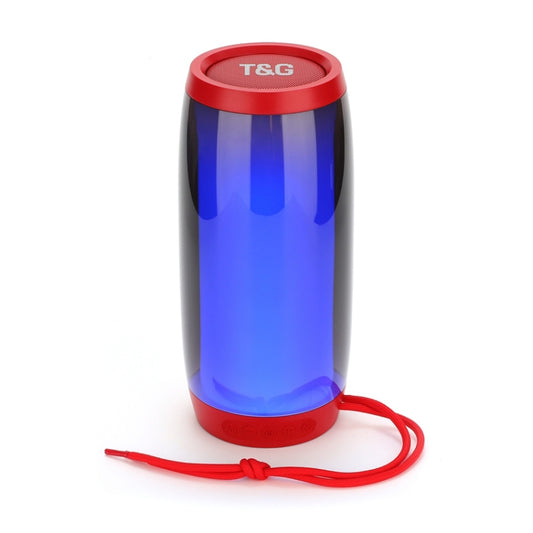 T&G TG335 1800mAh Portable Color LED Wireless Bluetooth Speaker(Red) - Desktop Speaker by T&G | Online Shopping UK | buy2fix