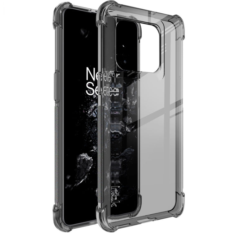 For OnePlus 10T 5G / Ace Pro 5G imak All-inclusive Shockproof Airbag TPU Phone Case (Transparent Black) - OnePlus Cases by imak | Online Shopping UK | buy2fix