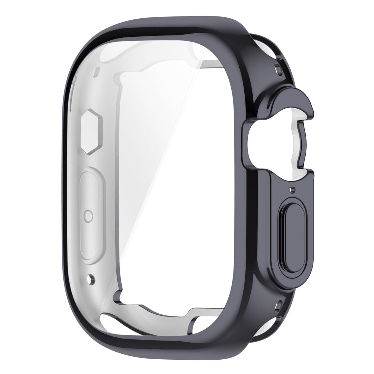 TPU All-inclusive Electroplating Protective Case For Apple Watch Ultra 49mm / Apple Watch Ultra 2 49mm(Gun Color) - Watch Cases by buy2fix | Online Shopping UK | buy2fix