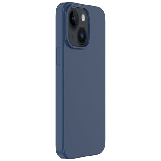 For iPhone 14 Mutural Karen Series Liquid Silicone Magsafe Phone Case(Dark Blue) - iPhone 14 Cases by Mutural | Online Shopping UK | buy2fix