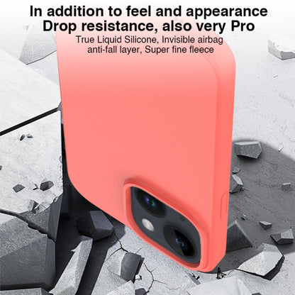 For iPhone 14 Mutural Karen Series Liquid Silicone Magsafe Phone Case(Grapefruit Pink) - iPhone 14 Cases by Mutural | Online Shopping UK | buy2fix