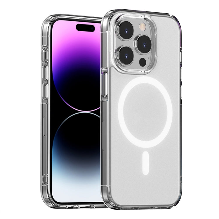 For iPhone 14 Pro Phantom TPU + PC Magsafe Phone Case(Transparent) - iPhone 14 Pro Cases by buy2fix | Online Shopping UK | buy2fix