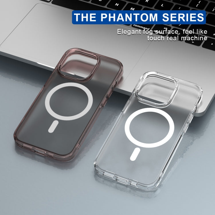 For iPhone 14 Pro Phantom TPU + PC Magsafe Phone Case(Transparent) - iPhone 14 Pro Cases by buy2fix | Online Shopping UK | buy2fix