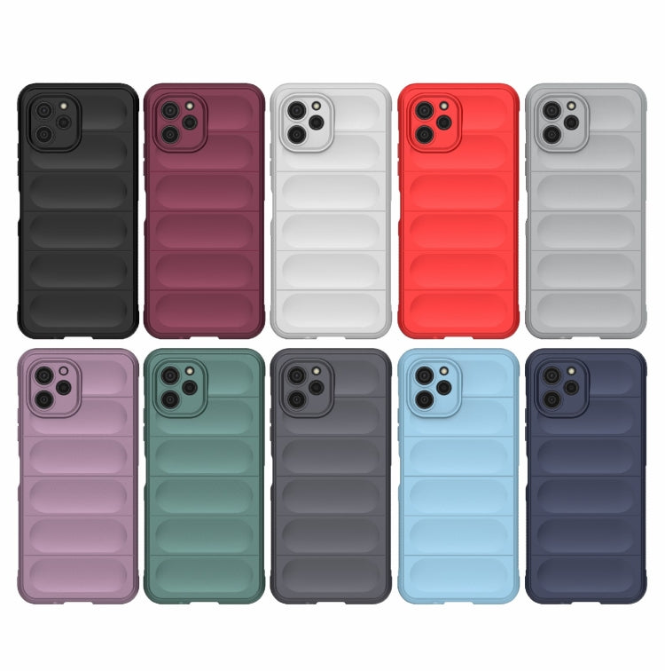 For Huawei nova Y61 Magic Shield TPU + Flannel Phone Case(White) - Huawei Cases by buy2fix | Online Shopping UK | buy2fix