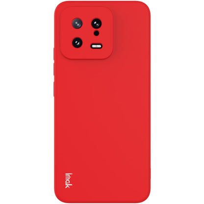 For Xiaomi 13 5G IMAK UC-4 Series Straight Edge TPU Soft Phone Case(Red) - 13 Cases by imak | Online Shopping UK | buy2fix