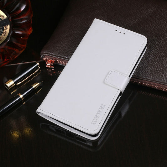 For Blackview A60 idewei Crazy Horse Texture Horizontal Flip Leather Case with Holder & Card Slots & Wallet(White) - More Brand by idewei | Online Shopping UK | buy2fix