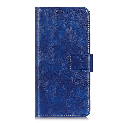 For OnePlus 11 5G Retro Crazy Horse Texture Leather Phone Case(Blue) - OnePlus Cases by buy2fix | Online Shopping UK | buy2fix