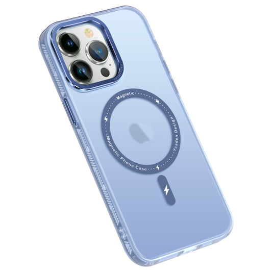 For iPhone 13 Pro Colorful Series TPU+PC Magsafe Magnetic Phone Case(Blue) - iPhone 13 Pro Cases by buy2fix | Online Shopping UK | buy2fix