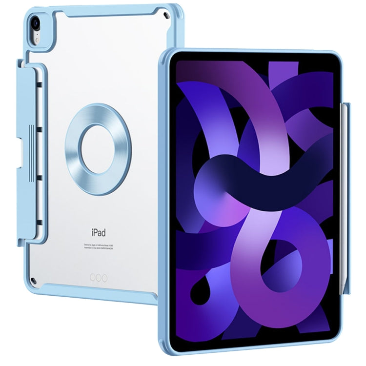 For iPad Air 11 2024 / iPad Air 2022 / 2020 10.9 / Pro 11 Pen Slot Magnetic Detachable Tablet Leather Case(Blue) - iPad Pro 11 (2022/2021) Cases by buy2fix | Online Shopping UK | buy2fix