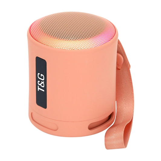 T&G TG373 Outdoor Portable LED Light RGB Multicolor Wireless Bluetooth Speaker Subwoofer(Orange) - Desktop Speaker by T&G | Online Shopping UK | buy2fix