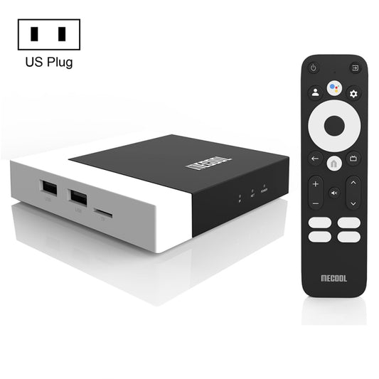 MECOOL KM7 Plus Android 11 Smart TV Set Top Box, Amlogic S905Y4 Quad Core, 2GB+16GB, Plug Type:US Plug - Amlogic S905 by MECOOL | Online Shopping UK | buy2fix