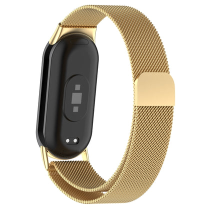 For Xiaomi Mi Band 8 Milanese Metal Watch Band(Gold) - Watch Bands by buy2fix | Online Shopping UK | buy2fix