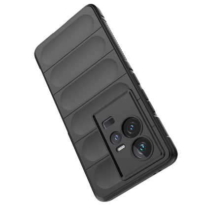 For vivo iQOO 11 5G Magic Shield TPU + Flannel Phone Case(Light Blue) - vivo Cases by buy2fix | Online Shopping UK | buy2fix