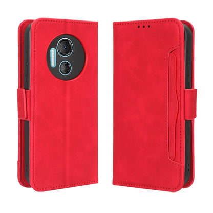 For Doogee X97 / X97 Pro Skin Feel Calf Texture Card Slots Leather Phone Case(Red) - Doogee Cases by buy2fix | Online Shopping UK | buy2fix