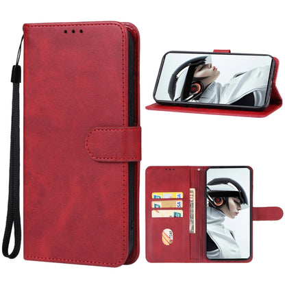 For ZTE nubia Red Magic 9 Pro Leather Phone Case(Red) - ZTE Cases by buy2fix | Online Shopping UK | buy2fix
