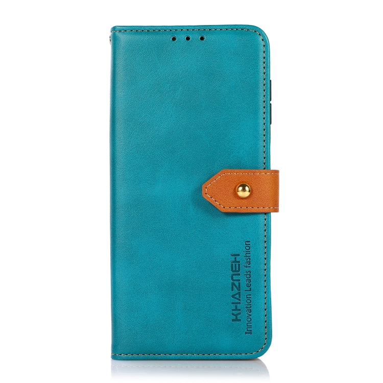 For Xiaomi Redmi 13C KHAZNEH Cowhide Texture Flip Leather Phone Case(Blue) - 13C Cases by buy2fix | Online Shopping UK | buy2fix