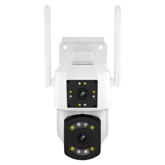 ESCAM PT210 2x3MP Dual Lens Dual Screen Monitor WiFi Camera Support Two-way Voice & Motion Detection & Cloud Storage(AU Plug) - Wireless Camera by ESCAM | Online Shopping UK | buy2fix
