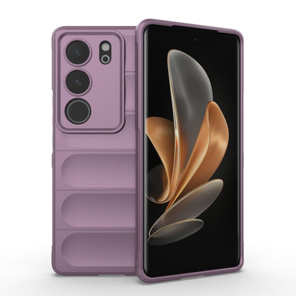 For vivo S17 Pro Magic Shield TPU + Flannel Phone Case(Purple) - vivo Cases by buy2fix | Online Shopping UK | buy2fix