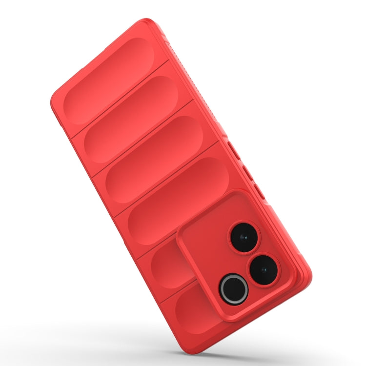 For vivo S17e Magic Shield TPU + Flannel Phone Case(Red) - vivo Cases by buy2fix | Online Shopping UK | buy2fix