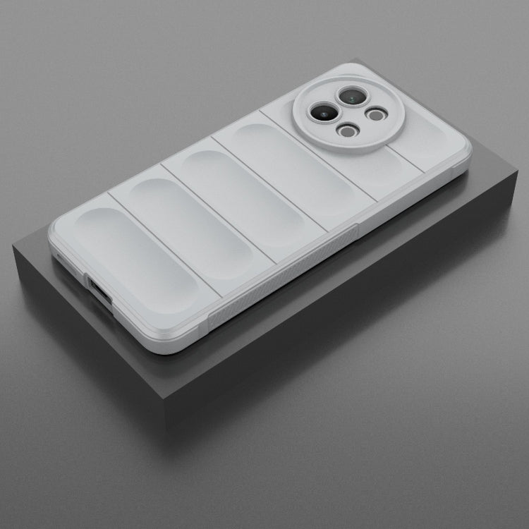For vivo S18E 5G Magic Shield TPU + Flannel Phone Case(Grey) - vivo Cases by buy2fix | Online Shopping UK | buy2fix