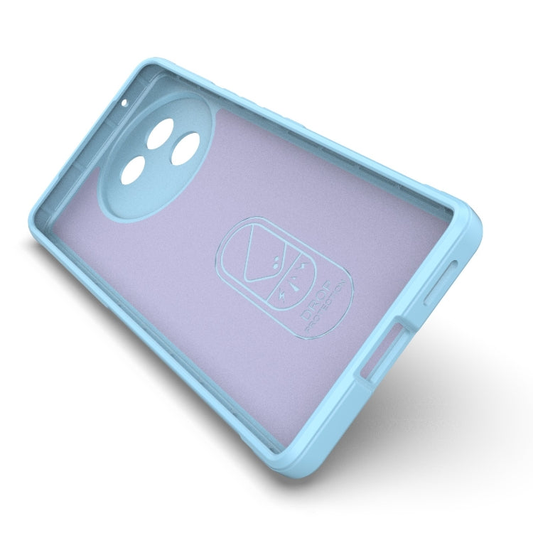 For vivo V30e 5G Global Magic Shield TPU + Flannel Phone Case(Dark Grey) - vivo Cases by buy2fix | Online Shopping UK | buy2fix