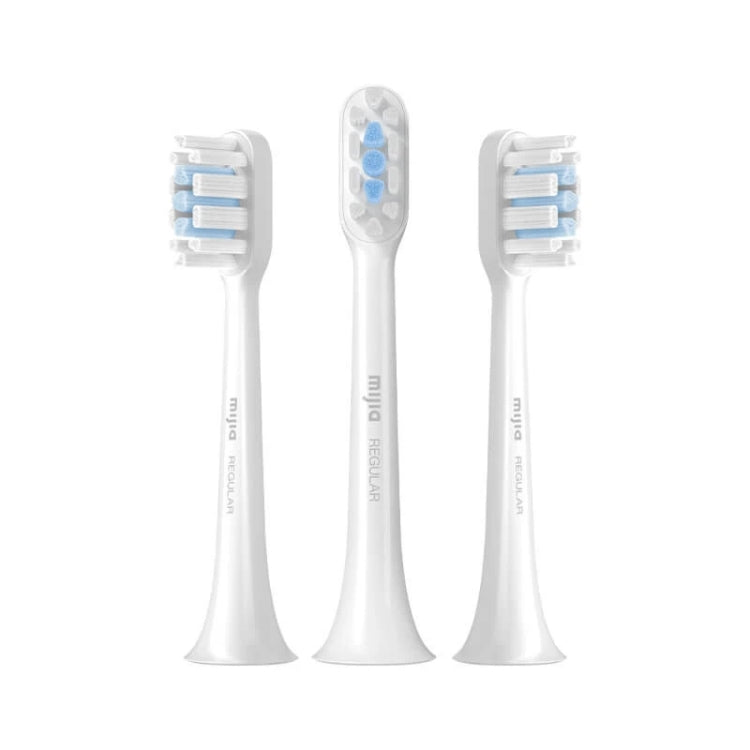 Original Xiaomi Mijia 3pcs Brush Head Standard Type for Sonic Electric Toothbrush T301 / T302(White) - Replacement Brush Heads by Xiaomi | Online Shopping UK | buy2fix
