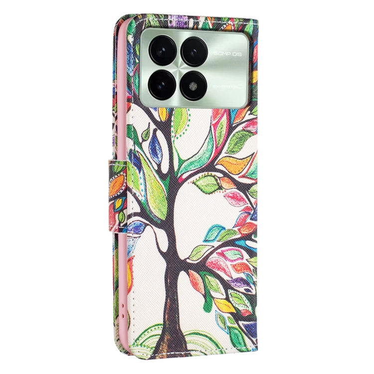 For Xiaomi Redmi K70 / K70 Pro Colored Drawing Pattern Leather Phone Case(Tree Life) - K70 Pro Cases by buy2fix | Online Shopping UK | buy2fix