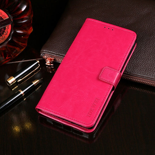 For Nokia 5.3 idewei Crazy Horse Texture Horizontal Flip Leather Case with Holder & Card Slots & Wallet(Rose Red) - Nokia Cases by idewei | Online Shopping UK | buy2fix