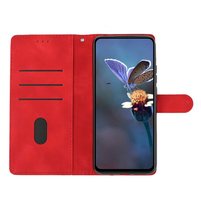 For iPhone 16 Plus Flower Butterfly Embossing Pattern Leather Phone Case(Red) - iPhone 16 Plus Cases by buy2fix | Online Shopping UK | buy2fix