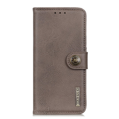 For Xiaomi 13T 5G / Redmi K60 Ultra 5G KHAZNEH Cowhide Texture Flip Leather Phone Case(Khaki) - Redmi K60 Ultra Cases by buy2fix | Online Shopping UK | buy2fix