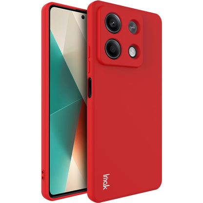 For Xiaomi Redmi Note 13 5G IMAK UC-4 Series Straight Edge TPU Soft Phone Case(Red) - Note 13 Cases by imak | Online Shopping UK | buy2fix