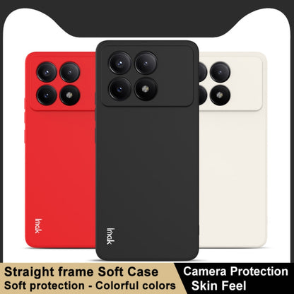 For Xiaomi Poco X6 Pro 5G/Redmi K70E 5G IMAK UC-4 Series Straight Edge TPU Soft Phone Case(Red) - K70E Cases by imak | Online Shopping UK | buy2fix