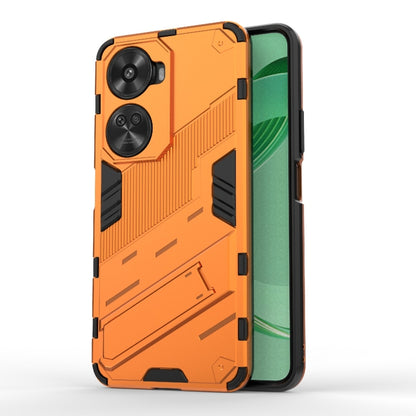 For Huawei nova 11 SE Punk Armor 2 in 1 PC + TPU Phone Case with Holder(Orange) - Huawei Cases by buy2fix | Online Shopping UK | buy2fix