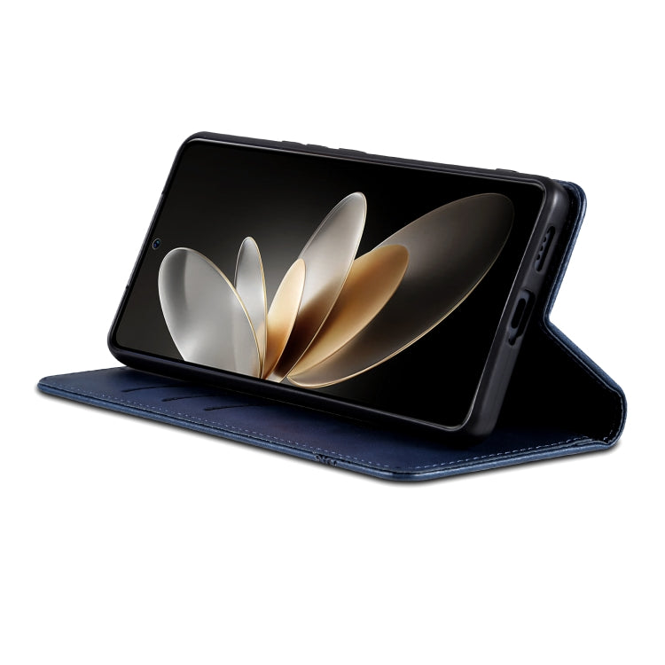 For Xiaomi Redmi K70/K70 Pro AZNS Magnetic Calf Texture Flip Leather Phone Case(Dark Blue) - K70 Pro Cases by AZNS | Online Shopping UK | buy2fix