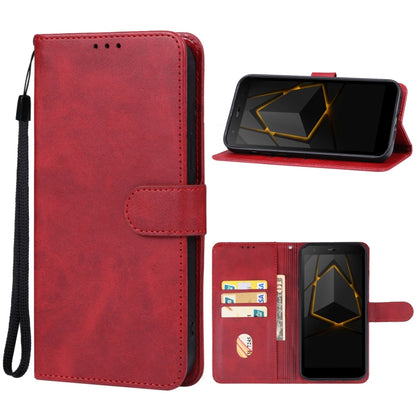 For DOOGEE S41T Leather Phone Case(Red) - Doogee Cases by buy2fix | Online Shopping UK | buy2fix