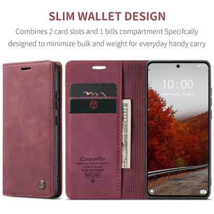 For Xiaomi Redmi K70E 5G CaseMe 013 Multifunctional Horizontal Flip Leather Phone Case(Wine Red) - K70E Cases by CaseMe | Online Shopping UK | buy2fix