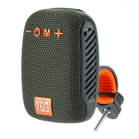 T&G TG-392 Outdoor Bicycle TWS Wireless Bluetooth IPX5 Waterproof Speaker(Dark Green) - Waterproof Speaker by T&G | Online Shopping UK | buy2fix