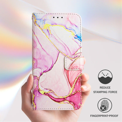 For iPhone 16 Pro Max PT003 Marble Pattern Flip Leather Phone Case(Rose Gold LS005) - iPhone 16 Pro Max Cases by buy2fix | Online Shopping UK | buy2fix