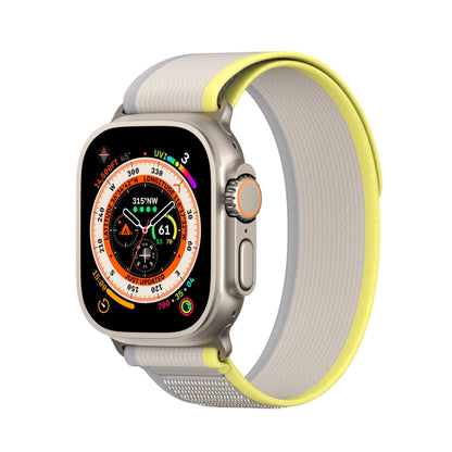 For Apple Watch SE 2022 44mm DUX DUCIS YJ Series Nylon Watch Band(Yellow) - Watch Bands by DUX DUCIS | Online Shopping UK | buy2fix