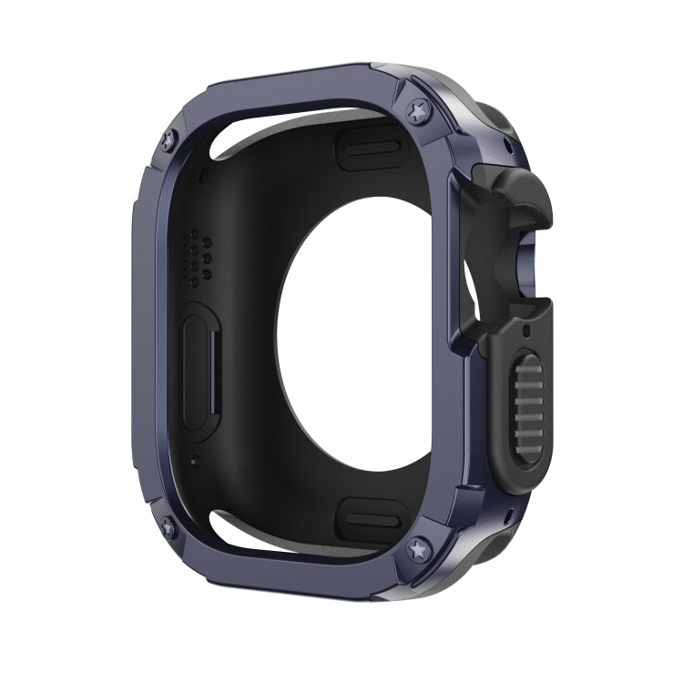 For Apple Watch Ultra 49mm 2-in-1 PC Hybrid TPU Armor Watch Case(Midnight Blue) - Watch Cases by buy2fix | Online Shopping UK | buy2fix