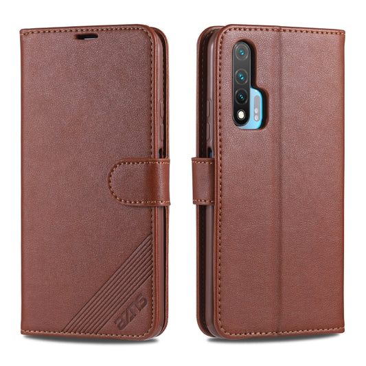 For Huawei Nova 6 AZNS Sheepskin Texture Horizontal Flip Leather Case with Holder & Card Slots & Wallet(Brown) - Huawei Cases by AZNS | Online Shopping UK | buy2fix