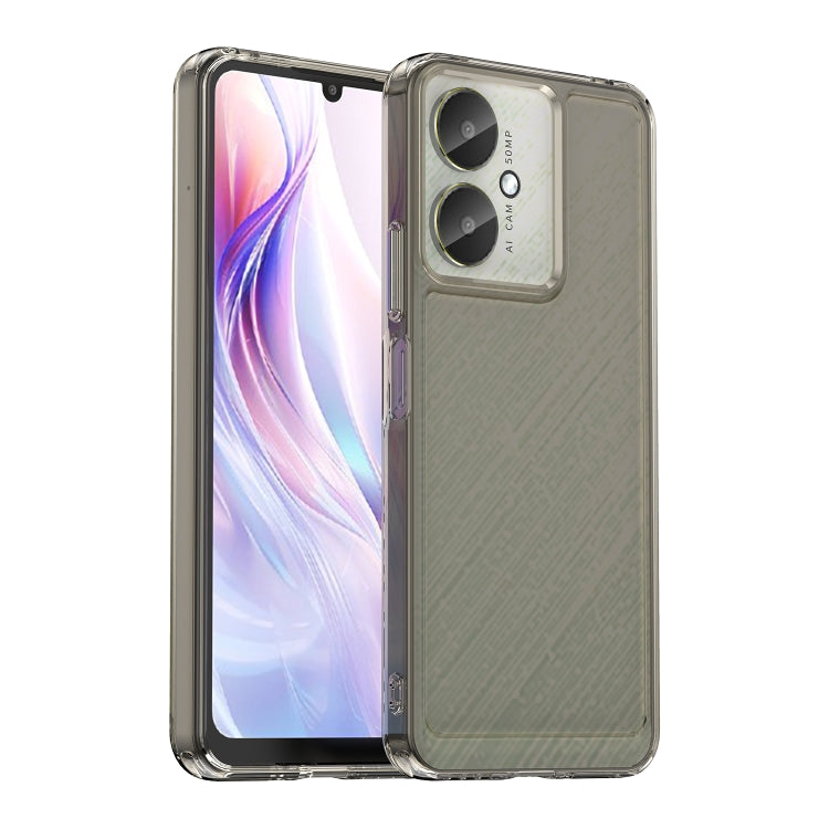 For Xiaomi Redmi 13C 4G Candy Series TPU Phone Case(Transparent Grey) - 13C Cases by buy2fix | Online Shopping UK | buy2fix
